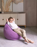 Детское мягкое бескаркасное кресло мешок, фиолетовый 1