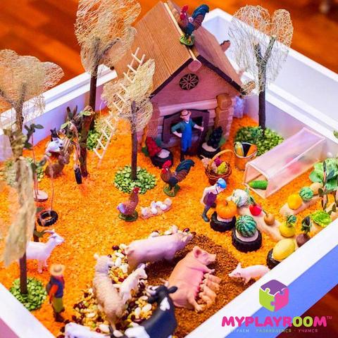 Домашняя песочница для LEGO MYPLAYROOM™ с длинной столешницей 5