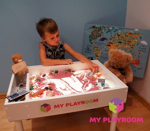 Световой стол для рисования песком Myplayroom 4