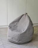 Детское мягкое бескаркасное кресло мешок, серый 3