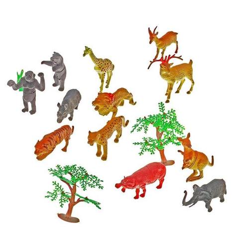 Игровой набор животных "Африка", 12 фигурок