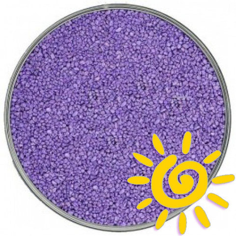 Кварцевый цветной песок (для рисования), фиолетовый 1