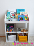 Детский стеллаж для игрушек и книг 3
