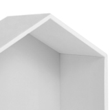 Полочка-домик для книг и игрушек, белая 4