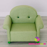 Детское мягкое кресло-качалка (мини-диванчик), зелёное 2