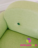 Детское мягкое кресло-качалка (мини-диванчик), зелёное 7